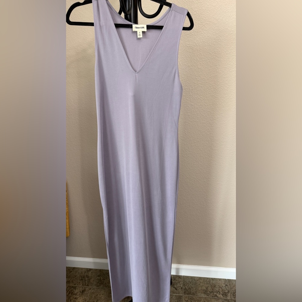 Open Edit Sleeveless Maxi Dress